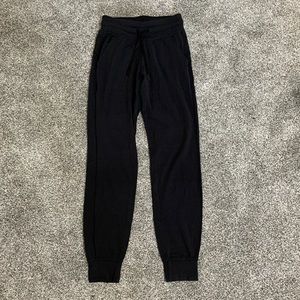 Black Lululemon joggers